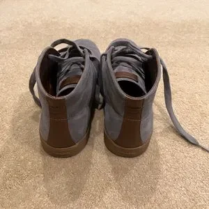 Coach | Shoes | Coach Mens Shoes Gray Suede And Tan Leather  display picture 3